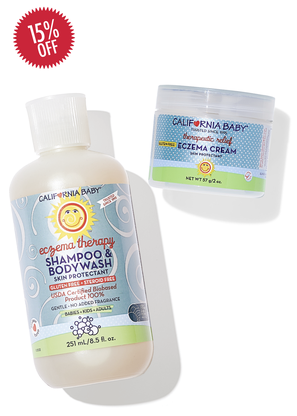 Lot Crème + Gel Lavant Eczéma