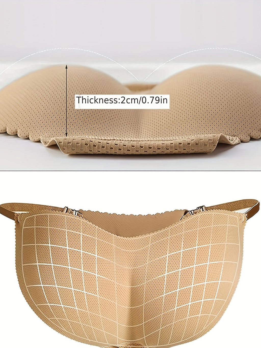 Culotte Invisible Push-up Effet Faux Fesses pour Femme – Lingerie Féminine Ultra-Fine, Respirante et Sans Couture pour un Rehaussement Naturel et un Confort Optimal Toute la Journée