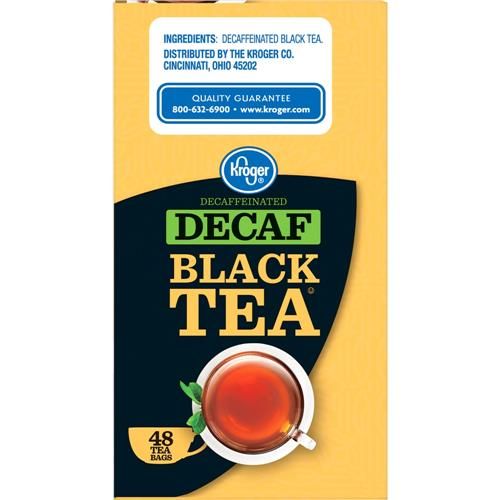 Kroger Sachets de thé noir décaféiné 48 unités