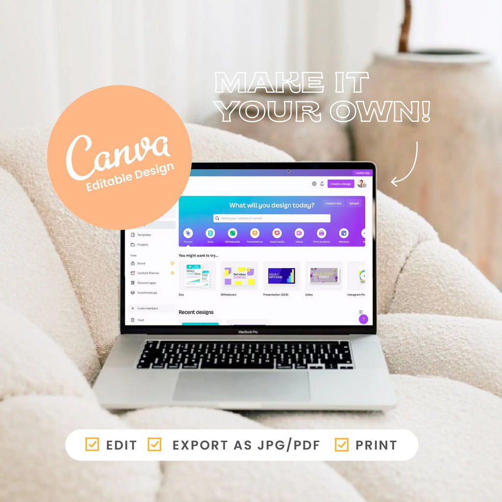 Planificateur de déménagement ultime – Modèle Canva modifiable de 35 pages