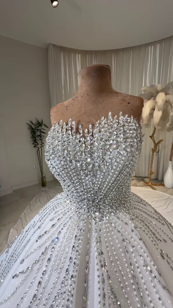Robe de mariée de bal Celeste Crystal GD106