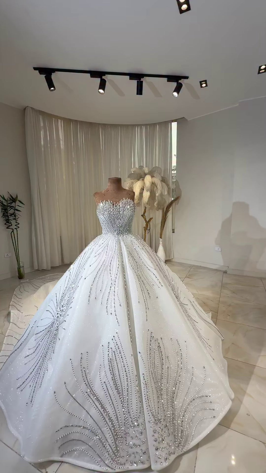 Robe de mariée de bal Celeste Crystal GD106