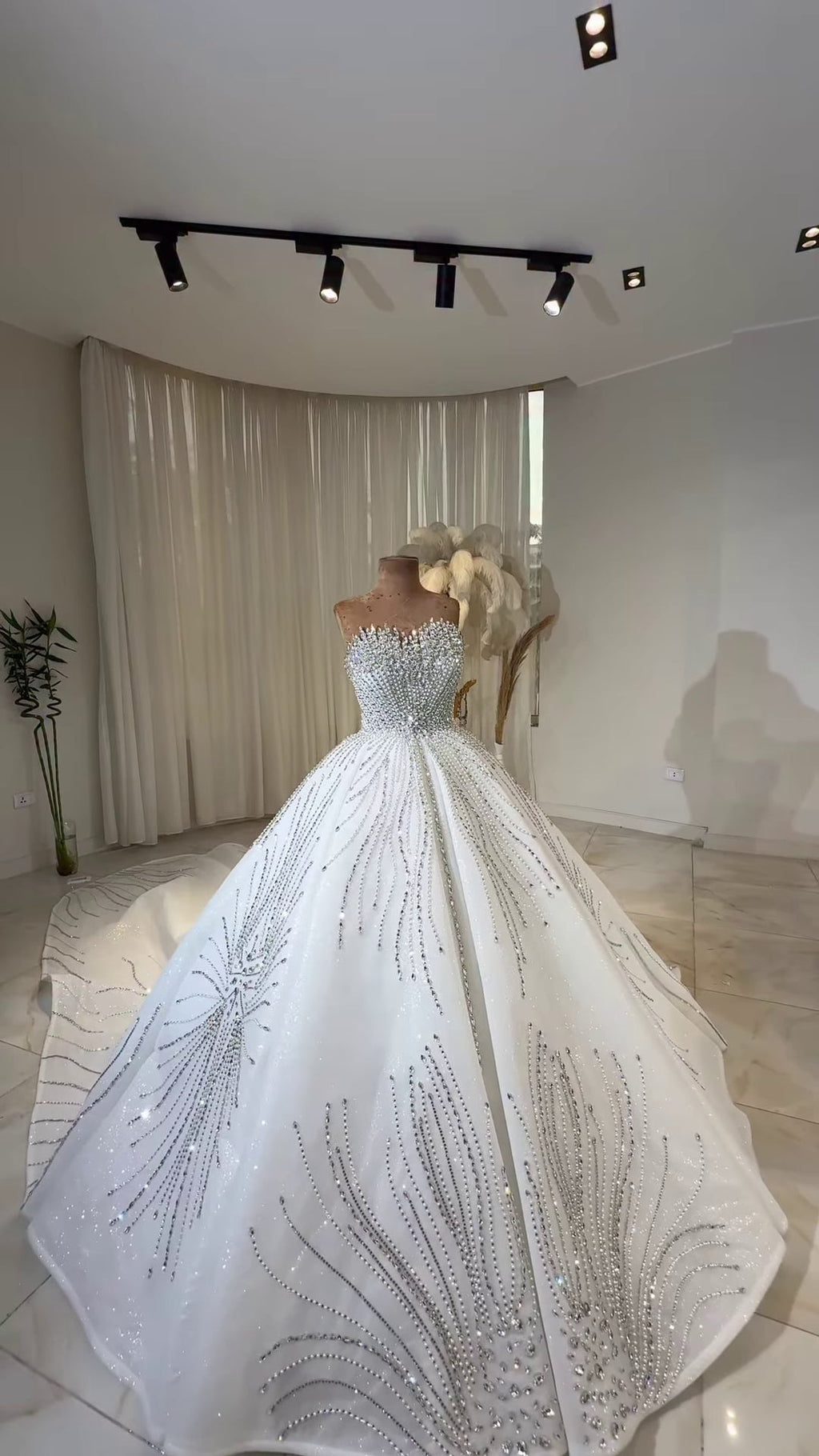 Robe de mariée de bal Celeste Crystal GD106