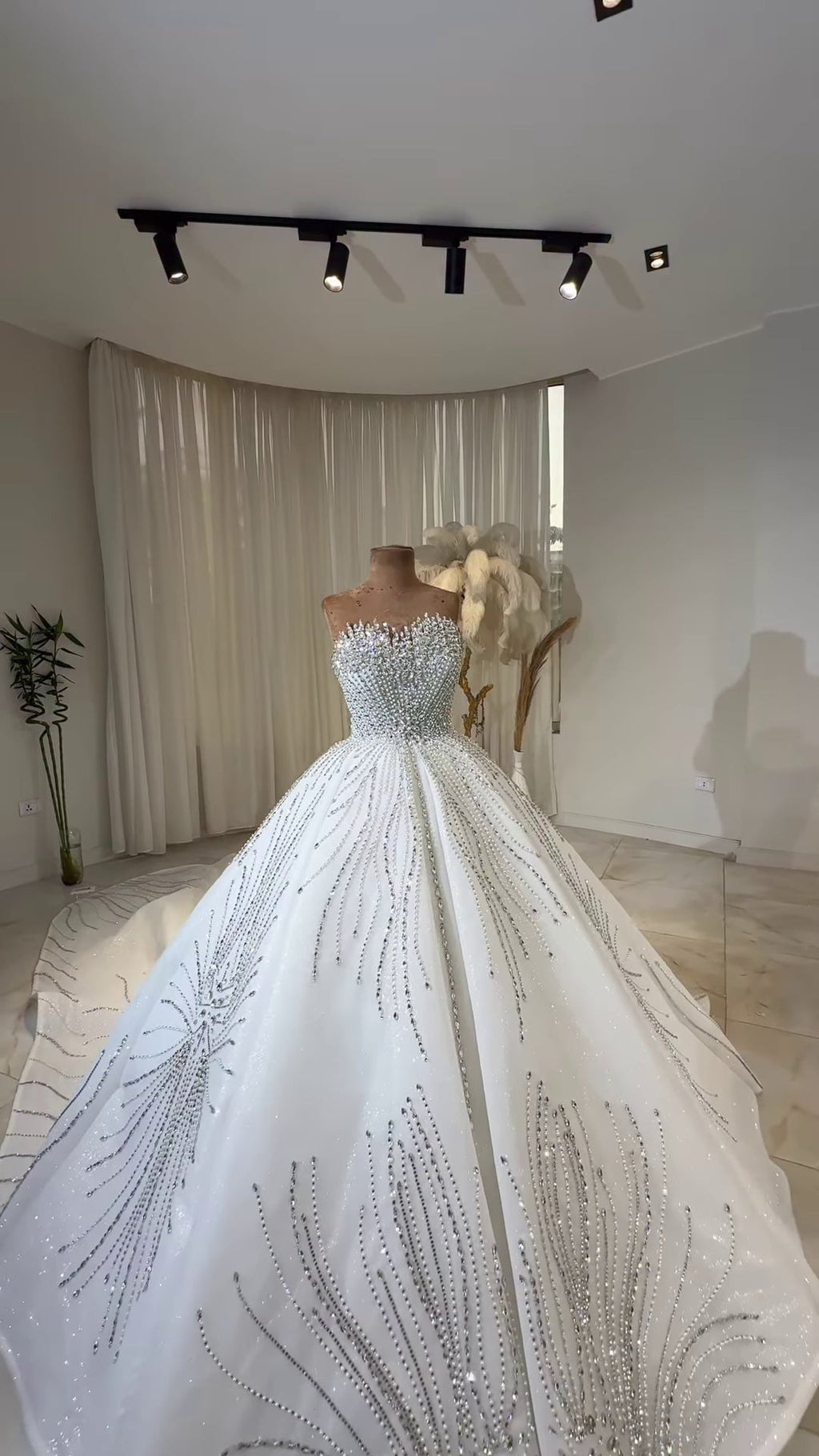Robe de mariée de bal Celeste Crystal GD106