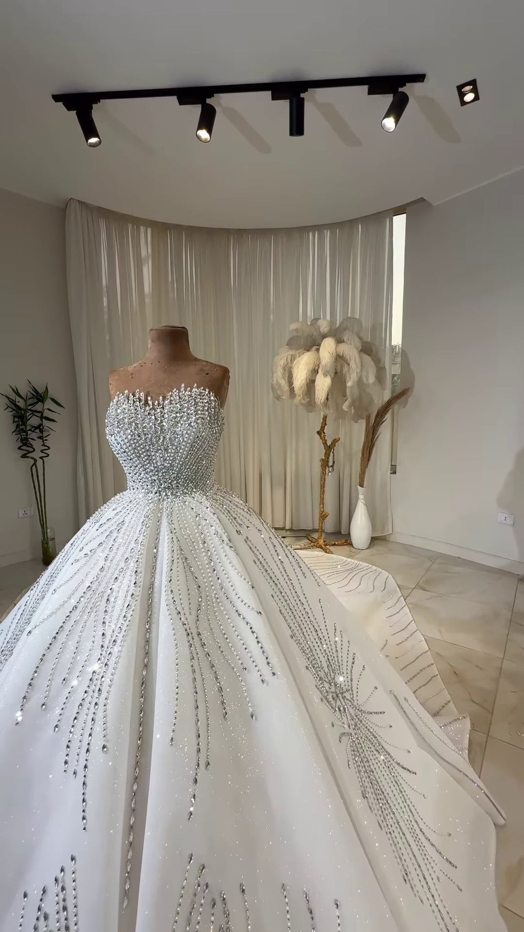 Robe de mariée de bal Celeste Crystal GD106