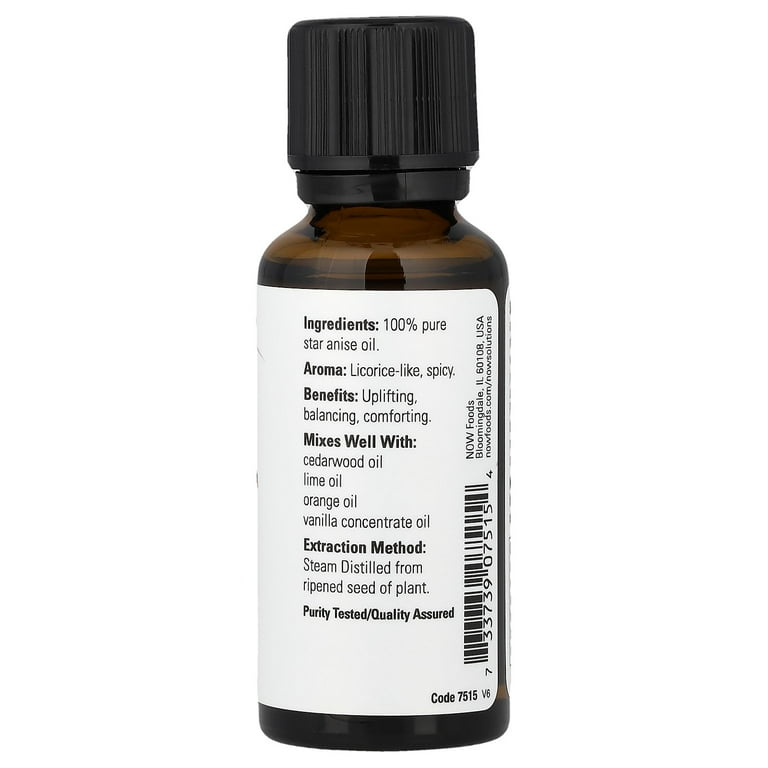 Now Essential Oils Anis 30 ml Lot de 2 - 7515