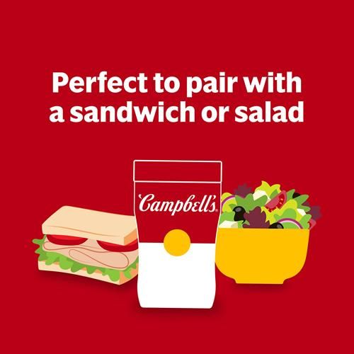 Campbells Sipping Soup, Creamy Tomato Soup, 11.1 Ounce Microwavable Cup