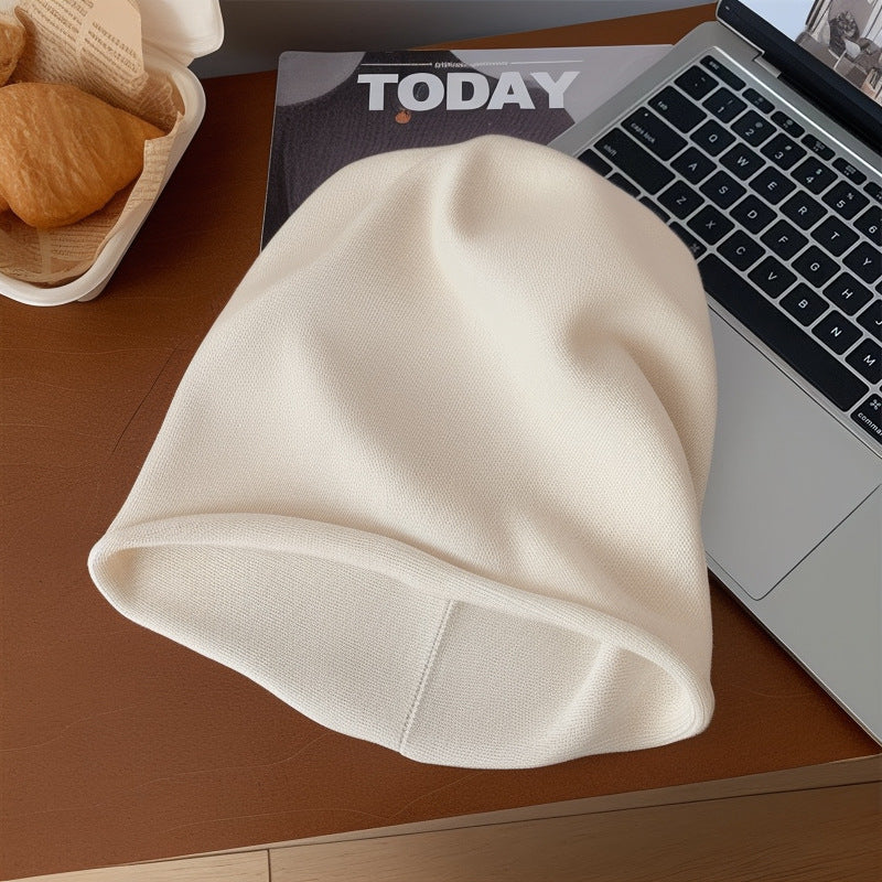 Bonnet empilable pour femme – Bonnet tricoté doux pour l'automne et l'hiver