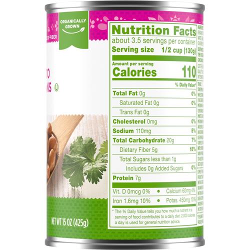 Haricots Pinto Biologiques Simple Truth 425 g
