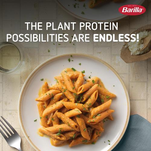 Pâtes Penne aux lentilles corail Barilla, 249 g – Vegan, Sans gluten, Sans OGM & Casher – À base de protéines végétales