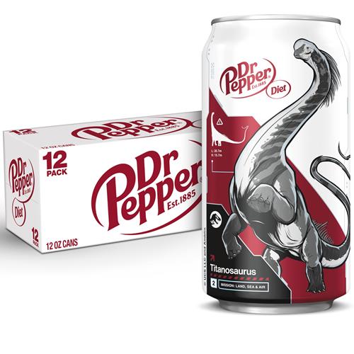 Boissons gazeuses Diet Dr Pepper, canettes de 355 ml, paquet de 12