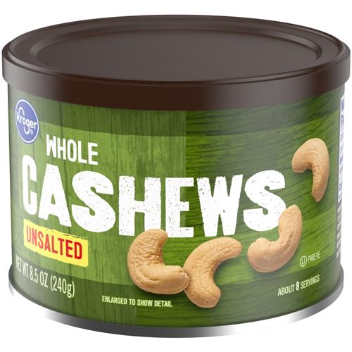 Noix de cajou entières sans sel Kroger 241 g