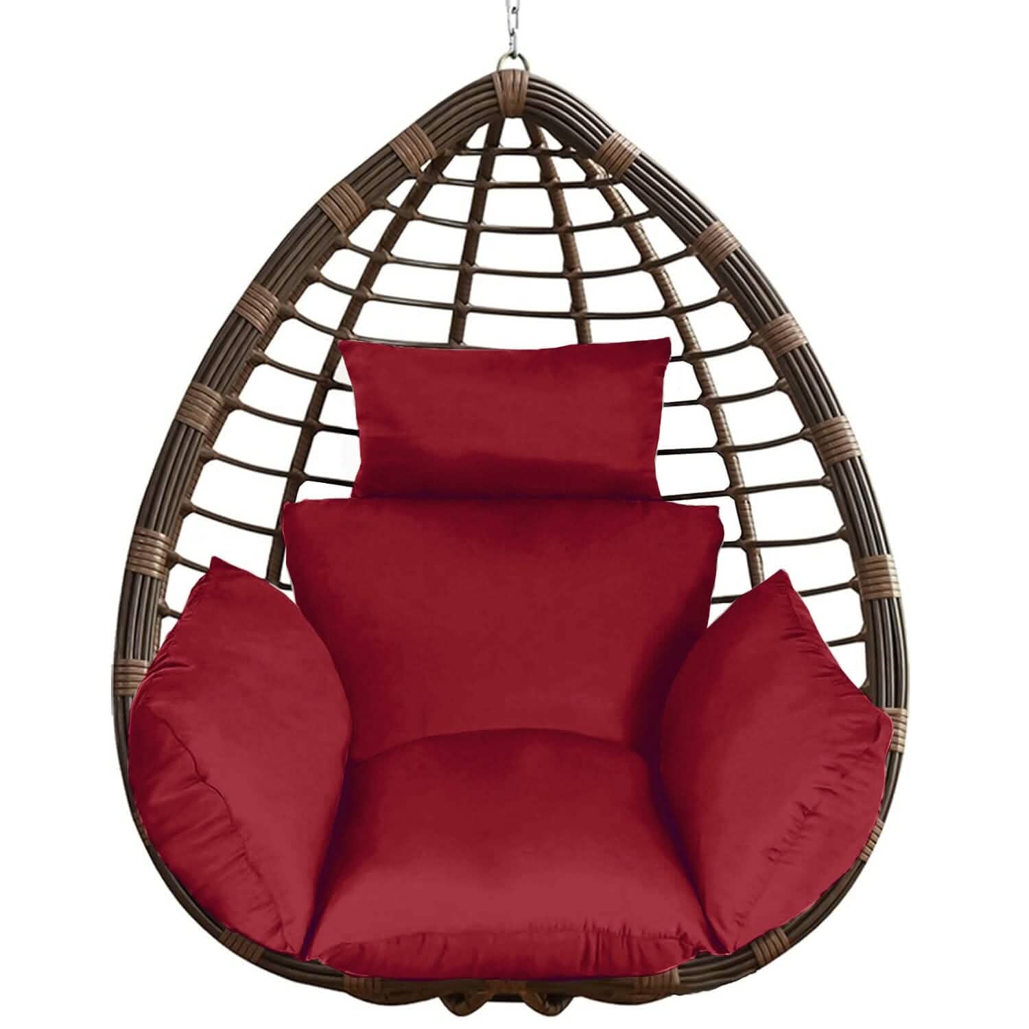 Coussin de siège avec appuie-tête pour panier suspendu Egg Chair