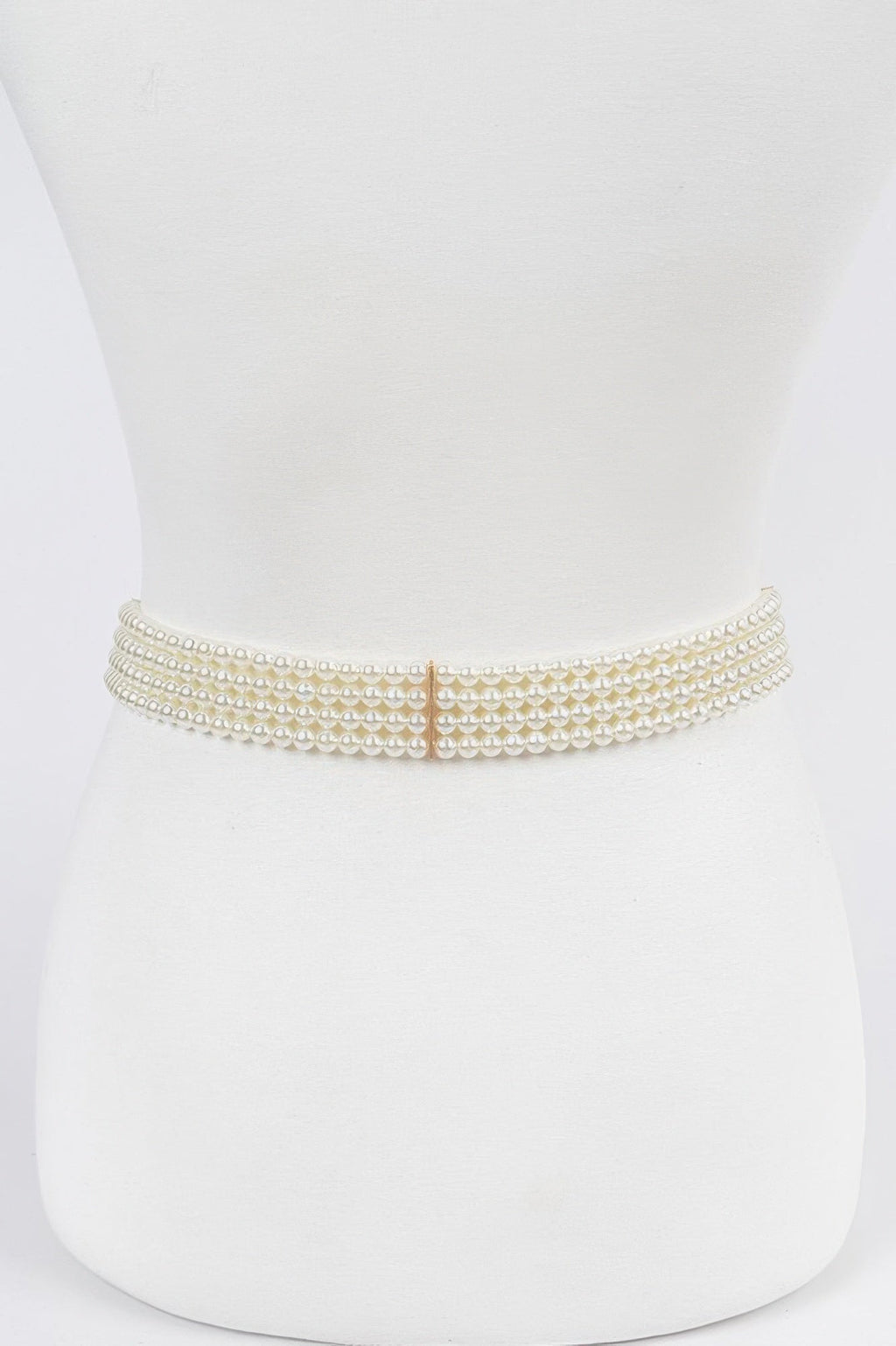 Ceinture élastique ornée de perles
