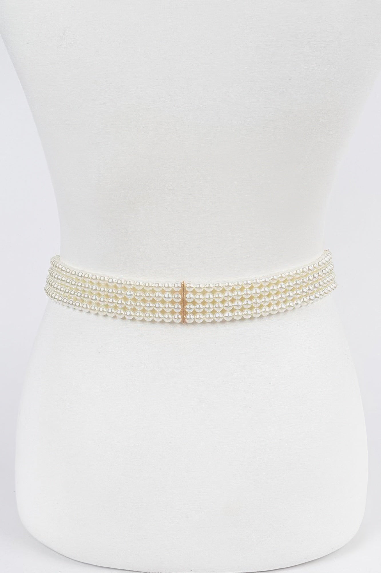 Ceinture élastique ornée de perles