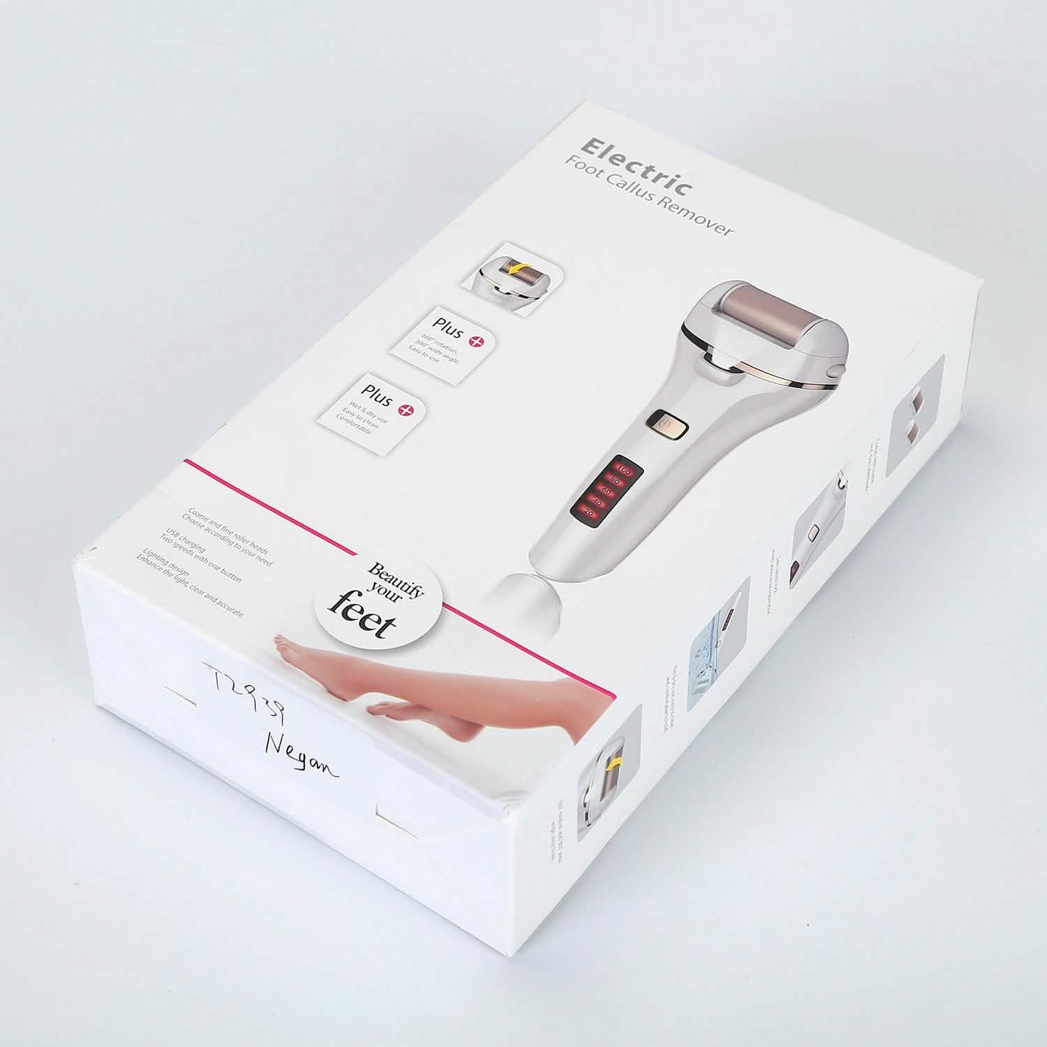 Ponceuse électrique anti-callosités USB rechargeable pour pieds