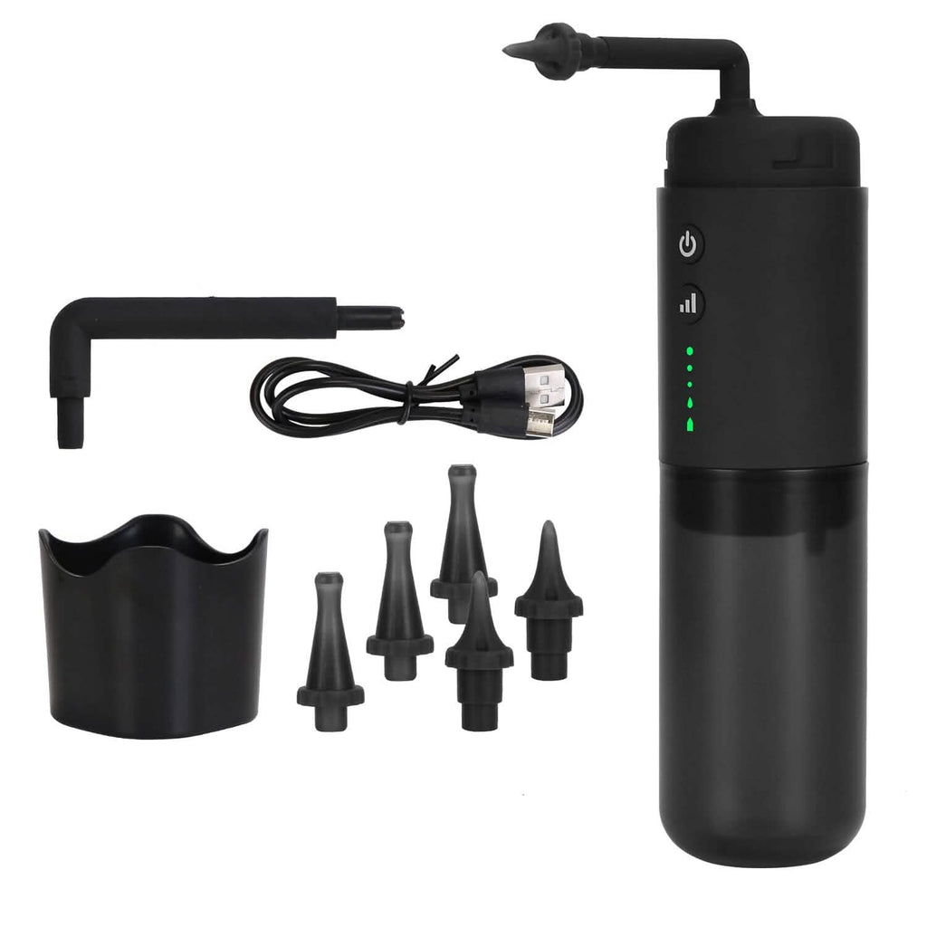 Kit de nettoyage électrique d'oreilles avec 3 modes 6 embouts auriculaires étanche IPX7 rechargeable par USB