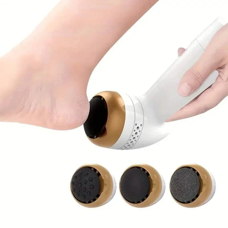Râpe Électrique Pieds avec Aspiration Exfoliante Peau Morte Anti-Callosités Soin des Pieds Pédicure