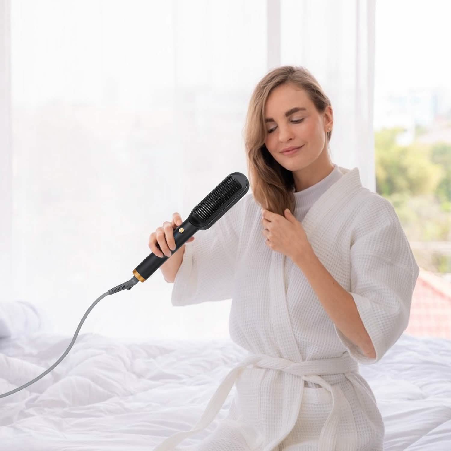 Brosse lissante chauffante