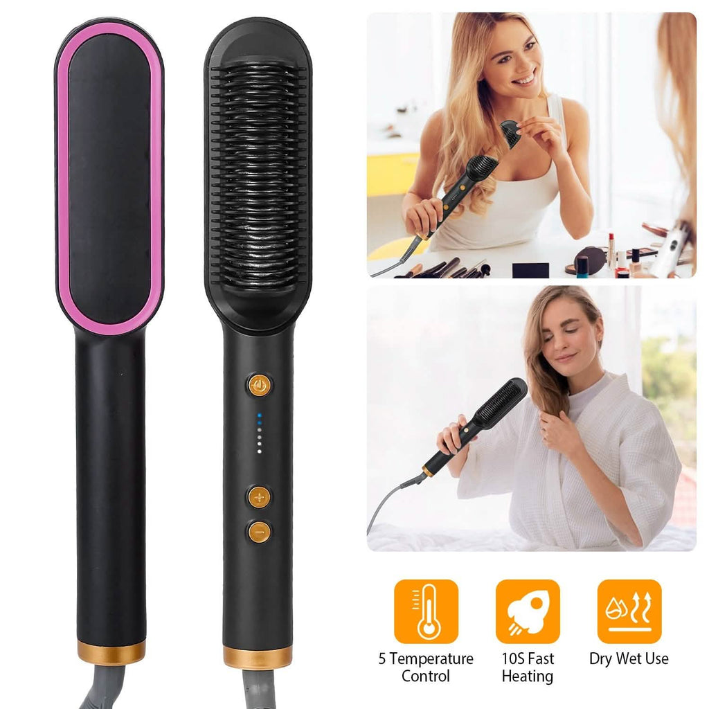 Brosse lissante chauffante