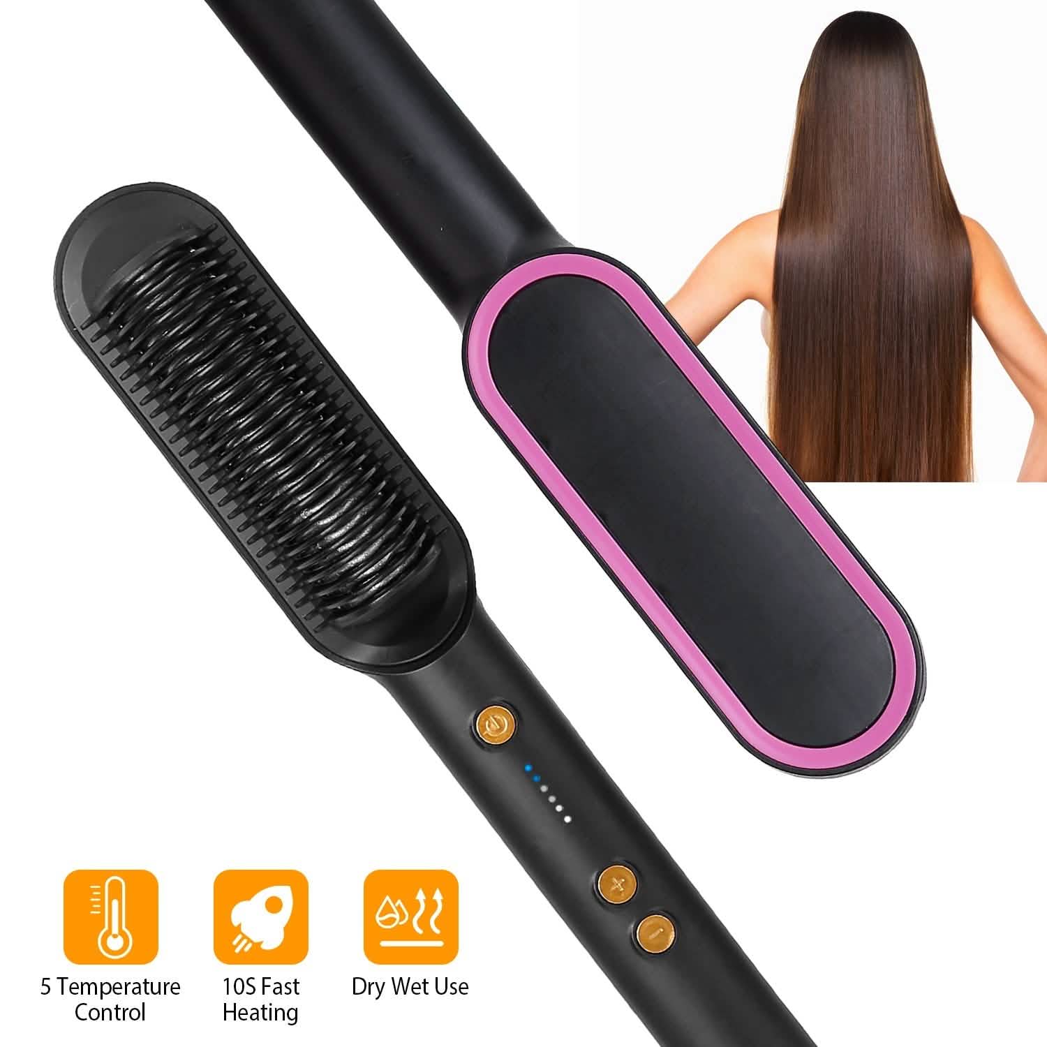 Brosse lissante chauffante