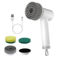 Brosse de nettoyage électrique portative sans fil avec 2 vitesses de rotation