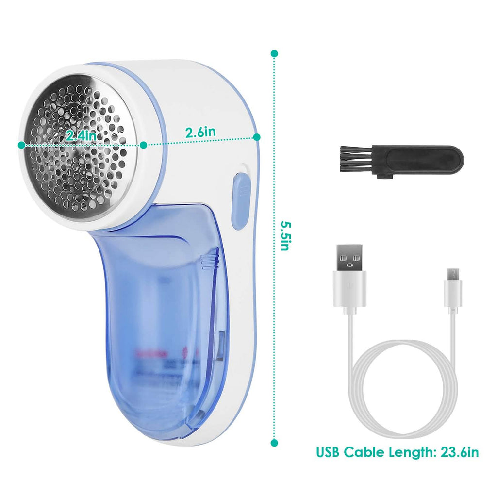 Rasoir anti-bouloches électrique rechargeable par USB pour vêtements et tissus
