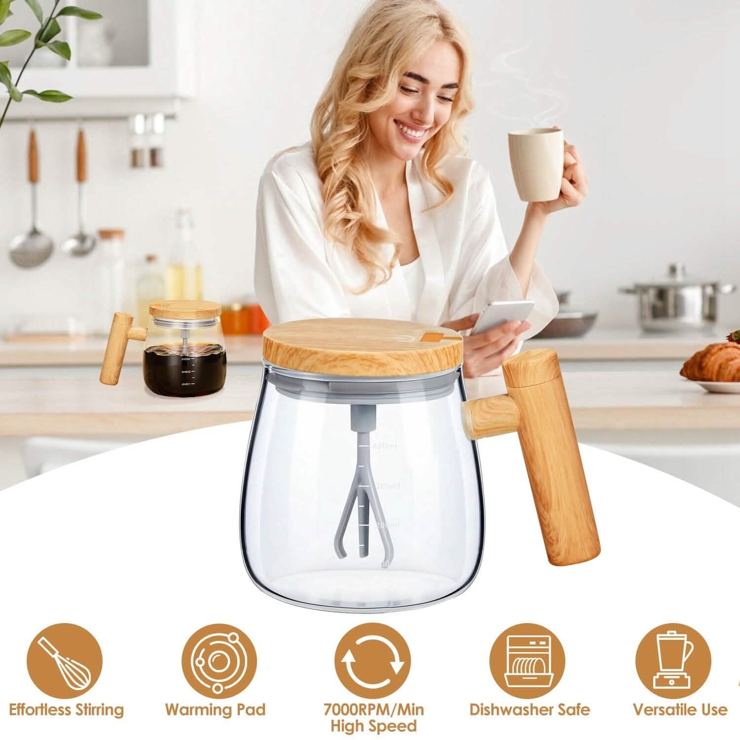 Tasse mélangeuse électrique 400 ML à grande vitesse