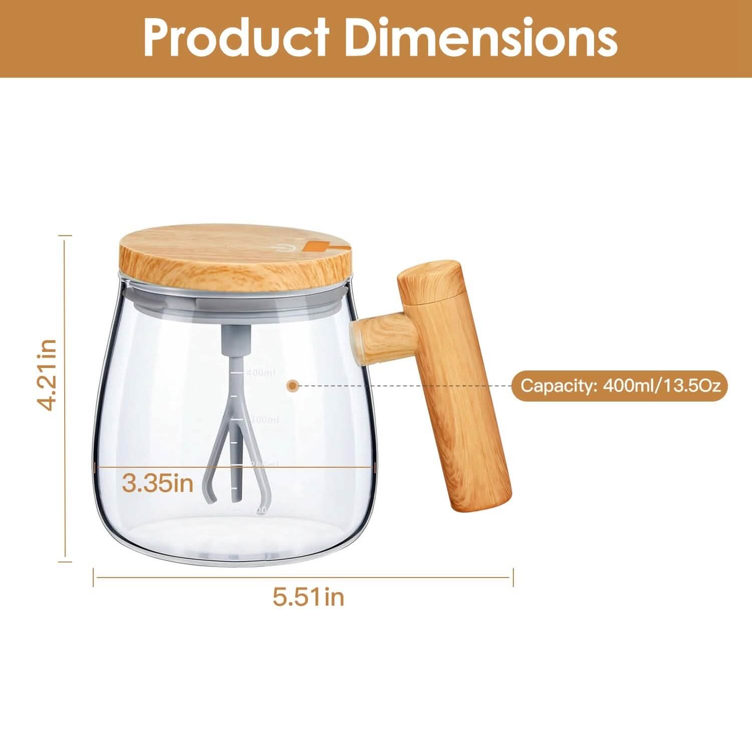 Tasse mélangeuse électrique 400 ML à grande vitesse