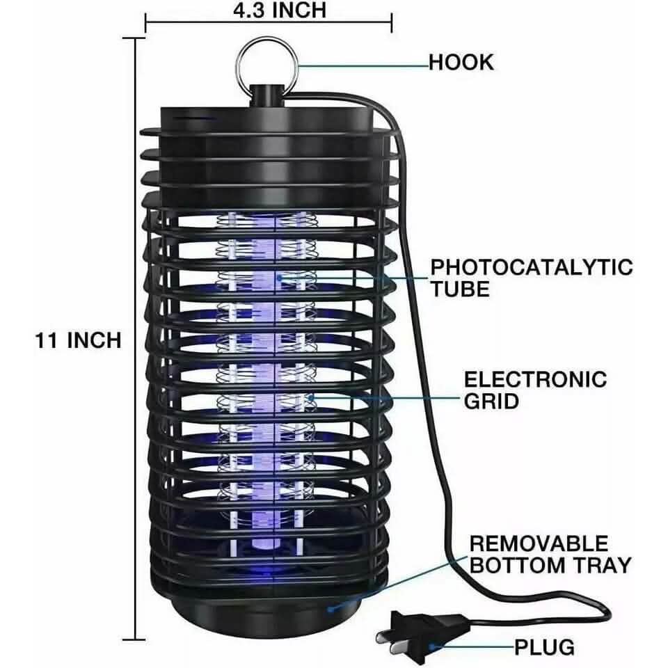 Lampe LED anti-moustiques et insectes électriques, piège à insectes, contrôle des nuisibles