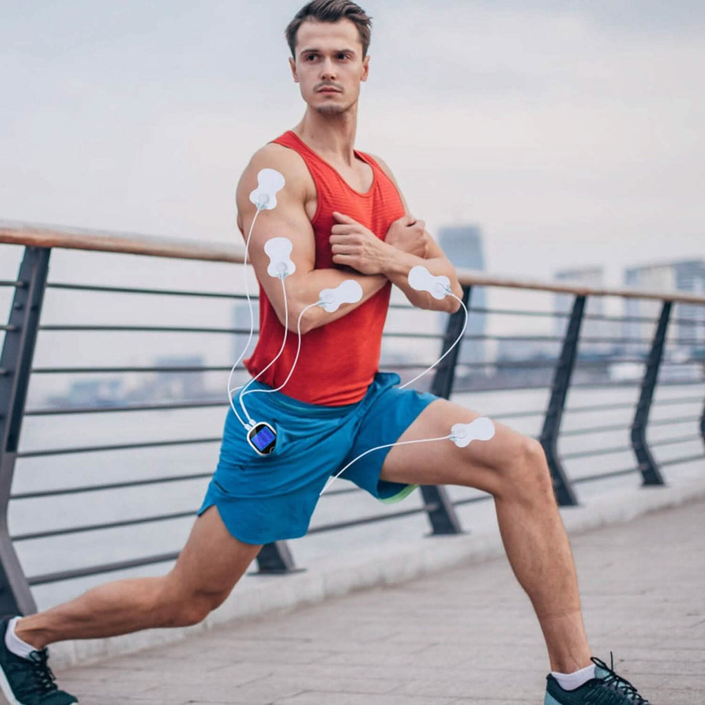 Électrostimulateur musculaire avec fils pour électrodes