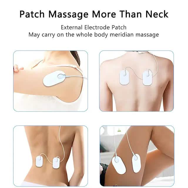Masseur de nuque électrique et dos à impulsions 6 modes contrôle de puissance