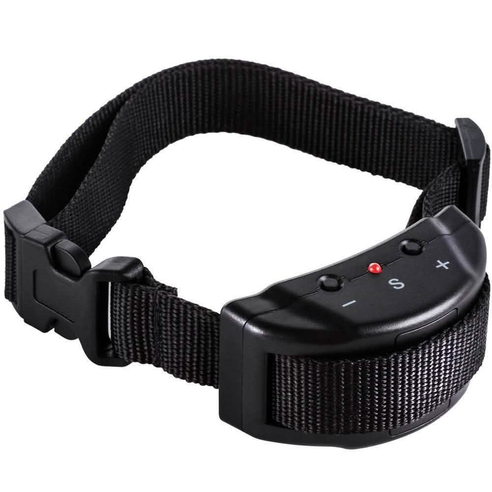 Collier de dressage anti-aboiement électrique pour chien Sûr avec choc à tonalité réglable