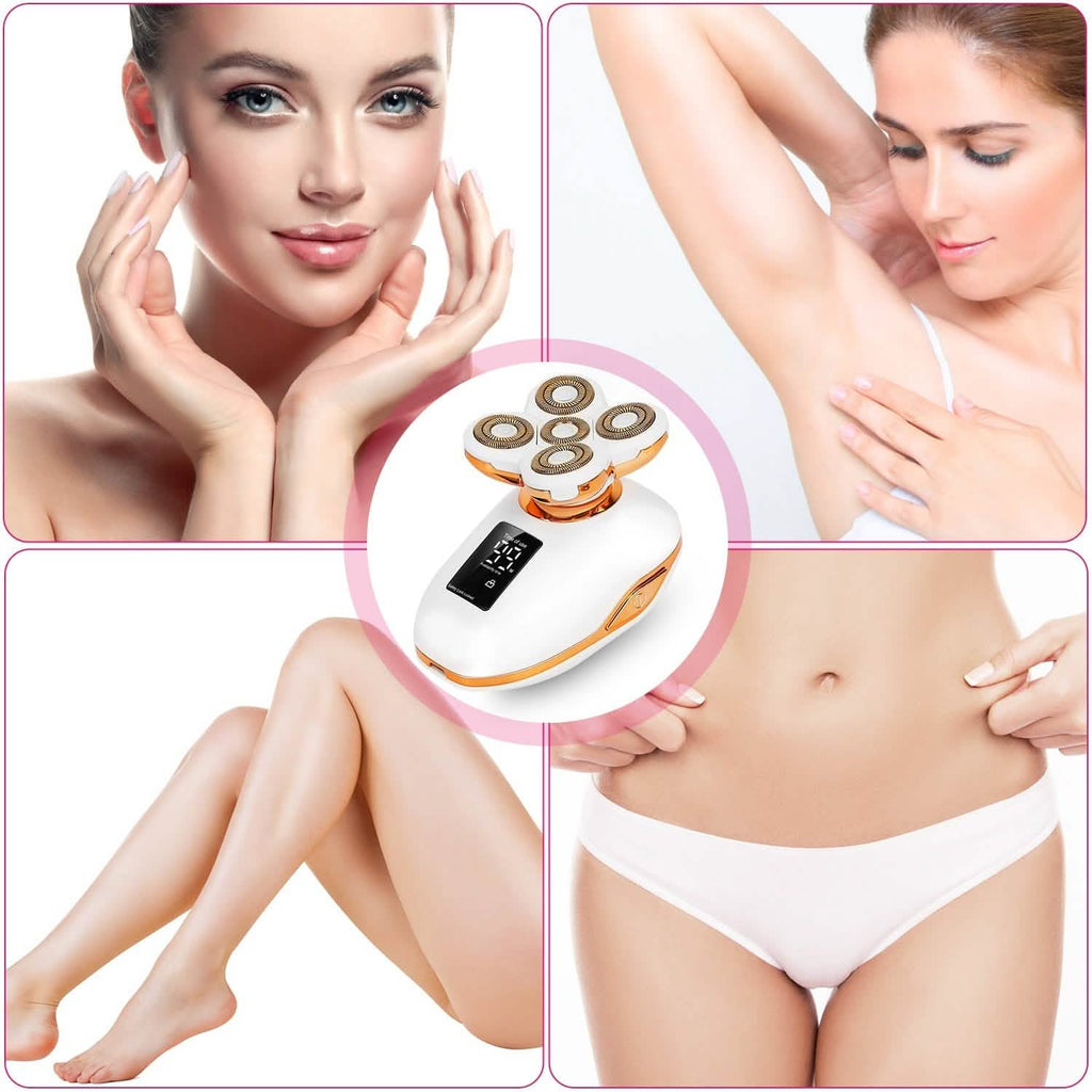 Rasoir électrique pour femme, épilateur indolore pour les jambes