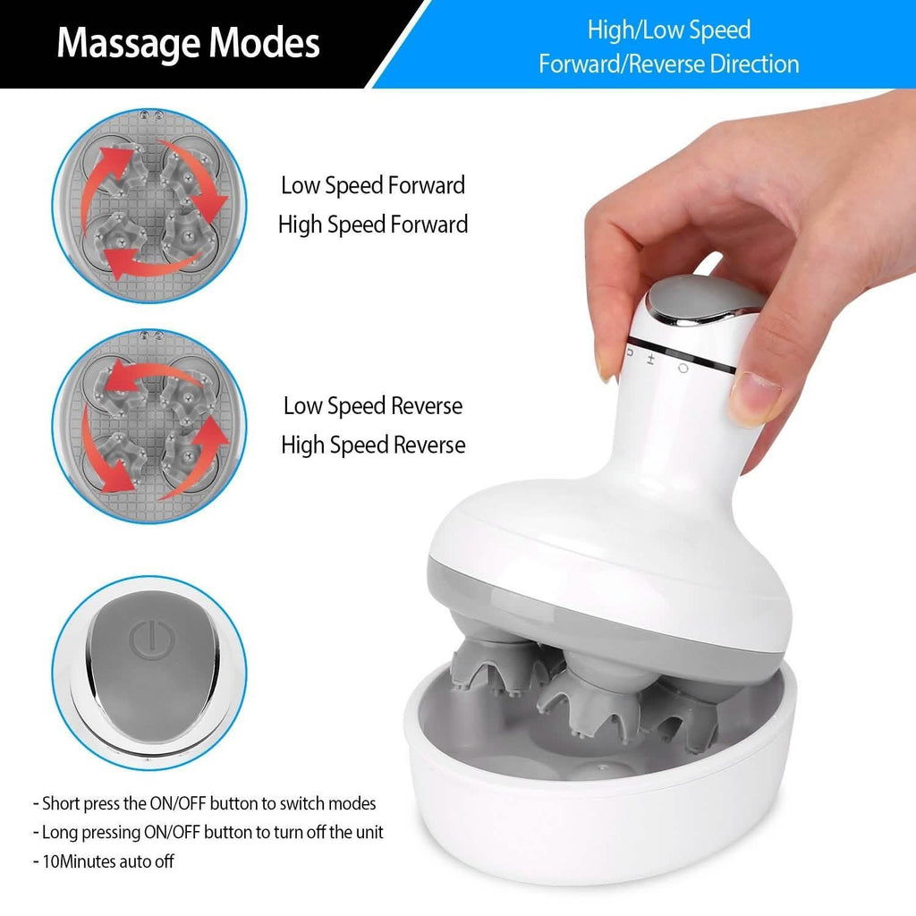 Masseur de cuir chevelu électrique portable