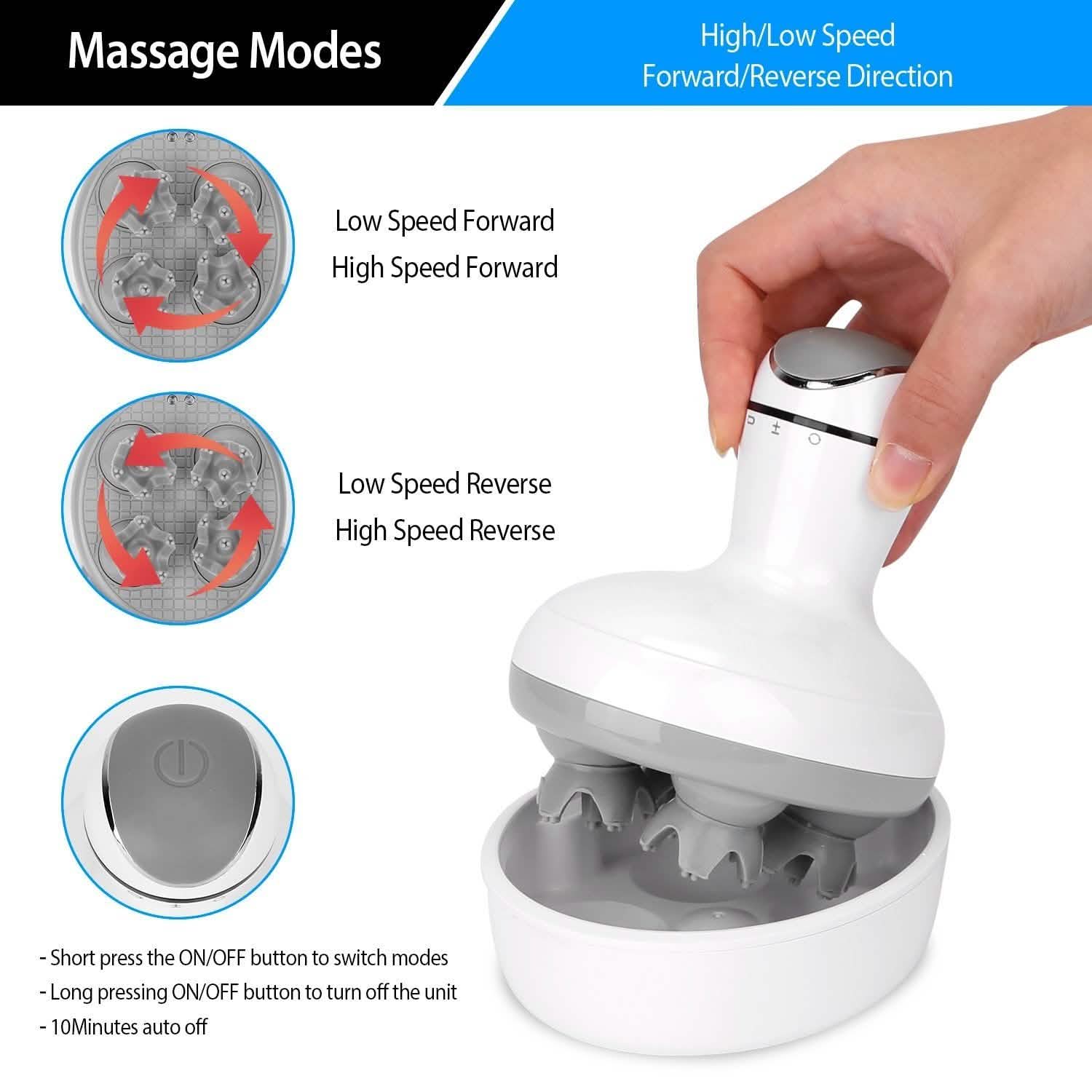 Masseur de cuir chevelu électrique portable
