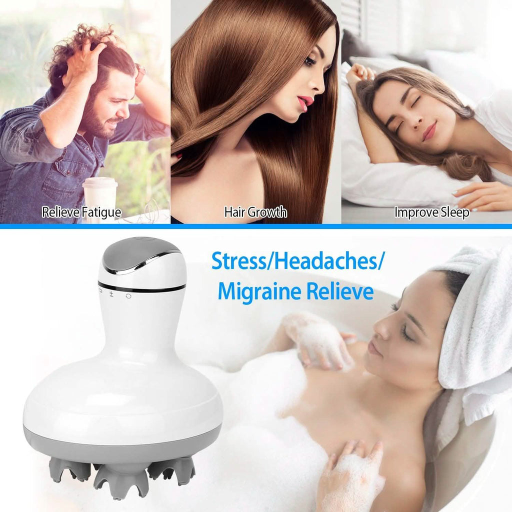 Masseur de cuir chevelu électrique portable