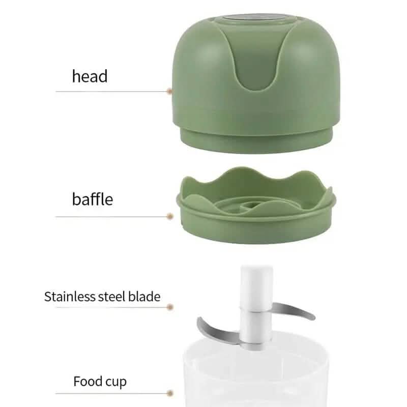 Hachoir à légumes électrique rechargeable par USB