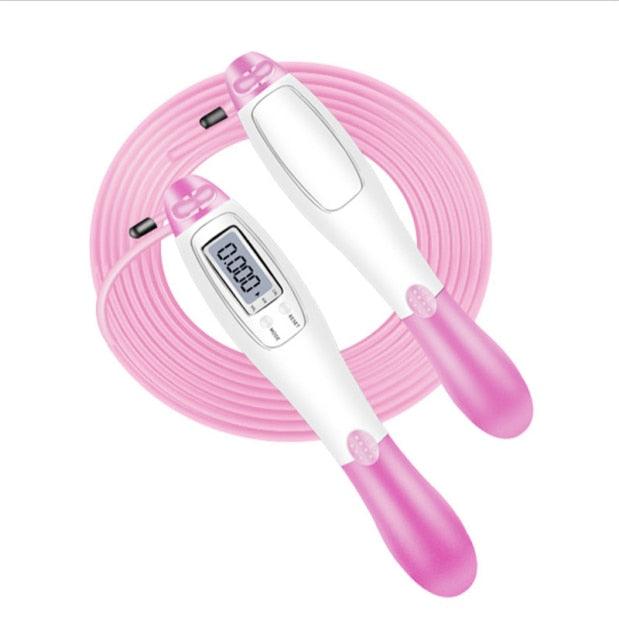 Corde à sauter électronique sans fil, corde à sauter intelligente pour le fitness, la gym, avec écran LCD, compteur de vitesse, pour femmes, pour l'entraînement, le CrossFit, les adultes, les enfants, corde à sauter réglable pour l'exercice.