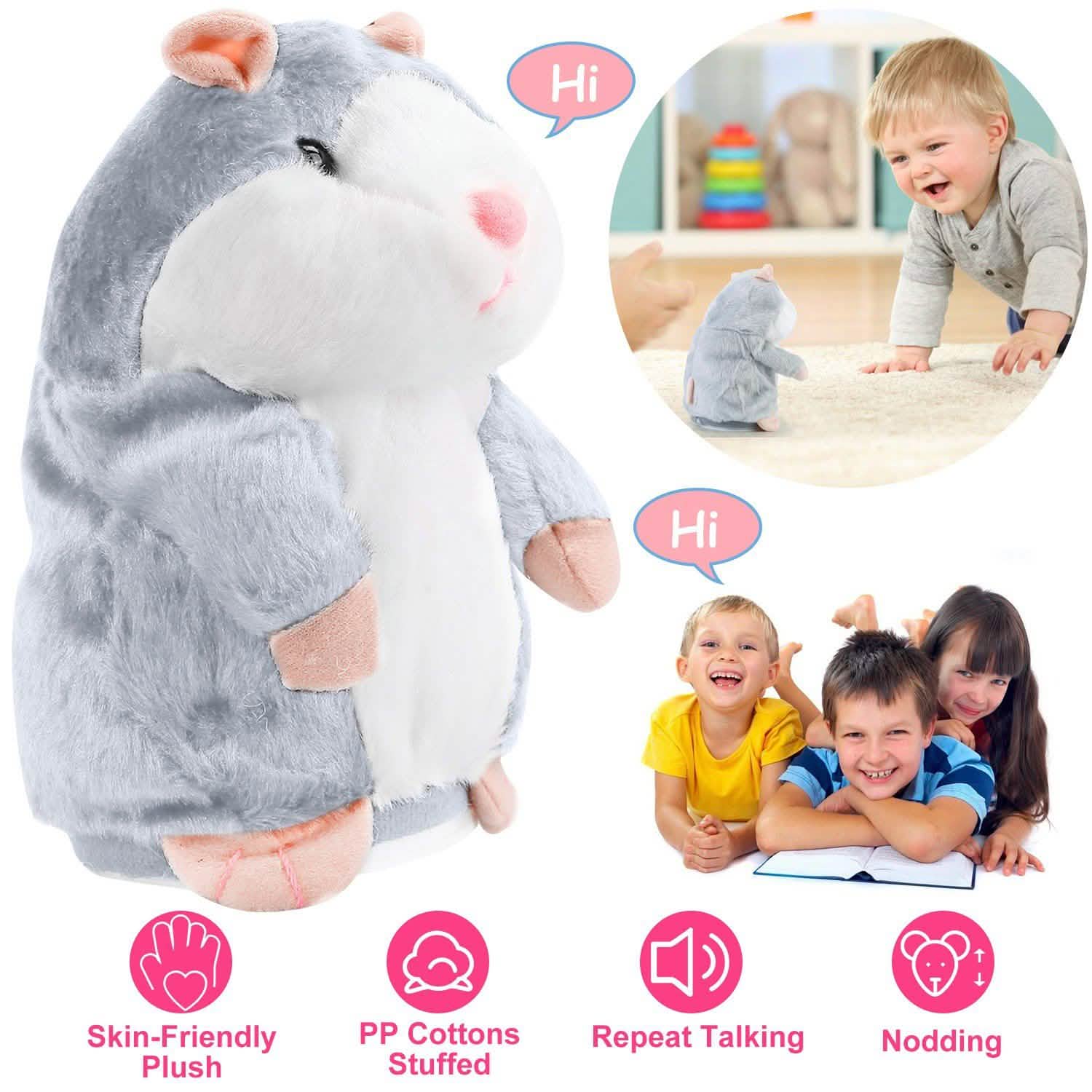 Peluche Hamster Parlant Électronique
