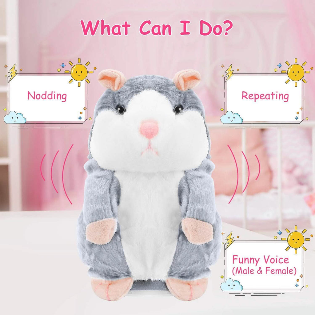 Peluche Hamster Parlant Électronique