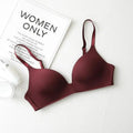 Soutiens-gorge élégants sans couture pour femmes Soutiens-gorge push-up sans armatures Soutiens-gorge à bonnets A B Sous-vêtements Soutien-gorge sexy Soutiens-gorge trois quarts (3/4 de bonnets) pour femmes