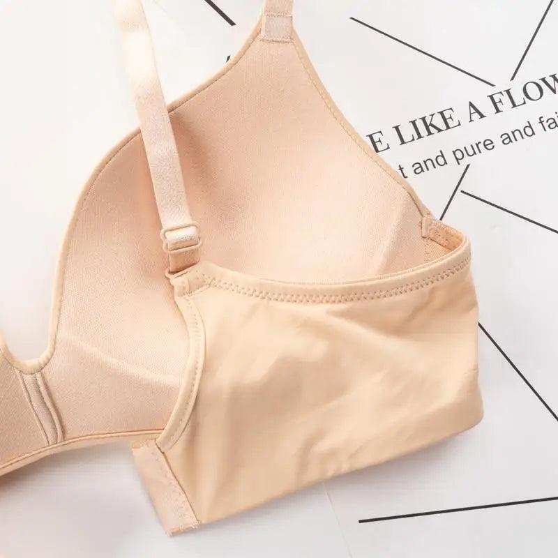 Soutiens-gorge élégants sans couture pour femmes Soutiens-gorge push-up sans armatures Soutiens-gorge à bonnets A B Sous-vêtements Soutien-gorge sexy Soutiens-gorge trois quarts (3/4 de bonnets) pour femmes