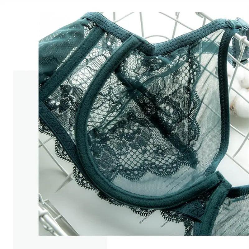 Soutiens-gorge transparents élégants pour femmes, ultra fins en dentelle, sans armatures, push-up, grandes tailles, haut d'été 34 36 38 40 Bonnet ABCD