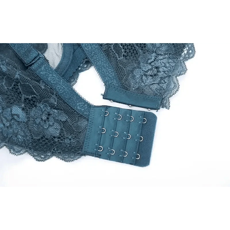 Soutiens-gorge transparents élégants pour femmes, ultra fins en dentelle, sans armatures, push-up, grandes tailles, haut d'été 34 36 38 40 Bonnet ABCD