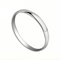 Bague de mariage élégante et charmante en argent S925
