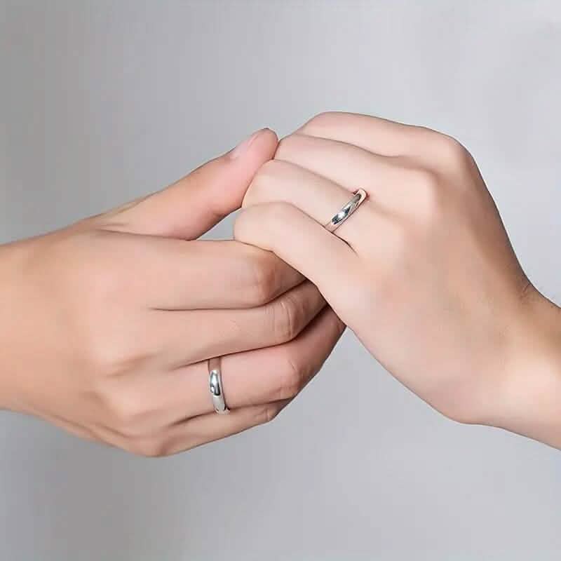 Bague de mariage élégante et charmante en argent S925