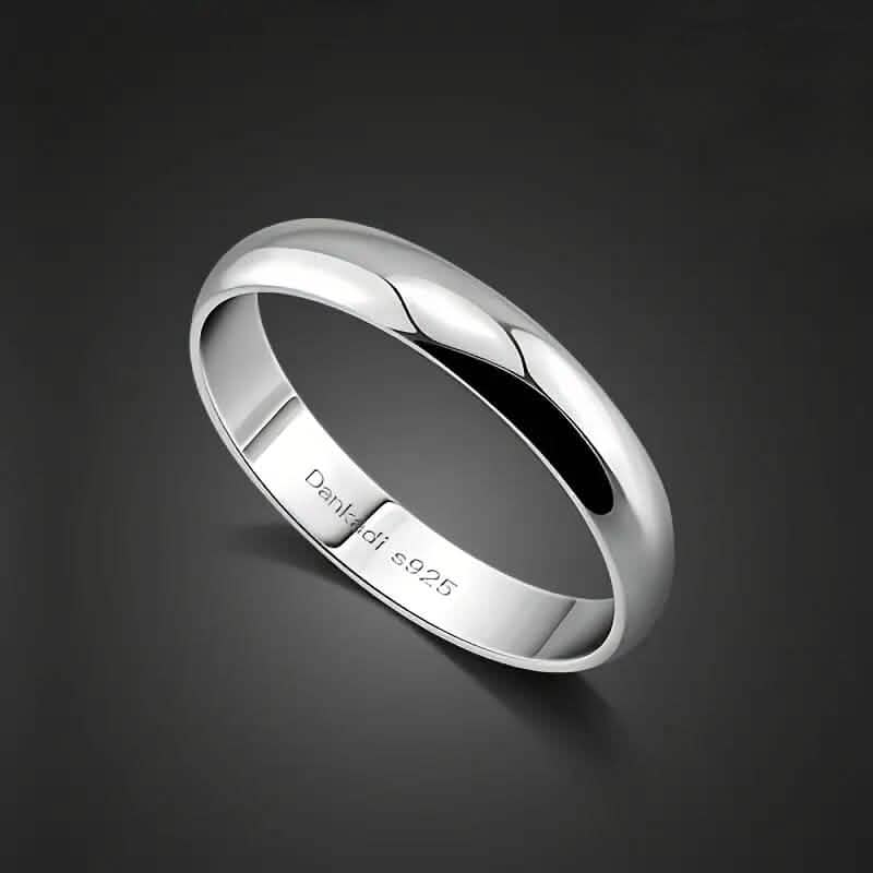 Bague de mariage élégante et charmante en argent S925