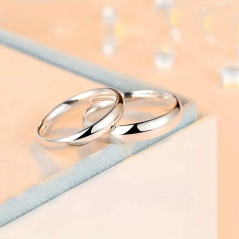 Bague de mariage élégante et charmante en argent S925