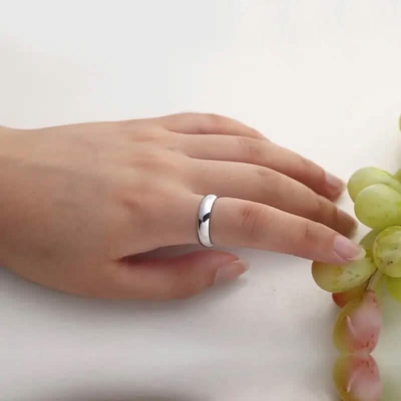 Bague de mariage élégante et charmante en argent S925